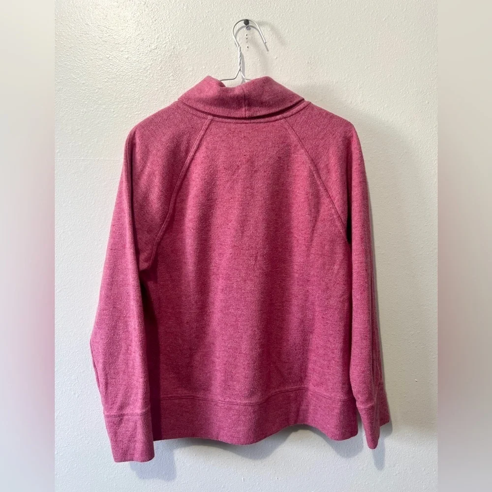 Nike Pink Cowl Neck Pull-Over Sweater - Small